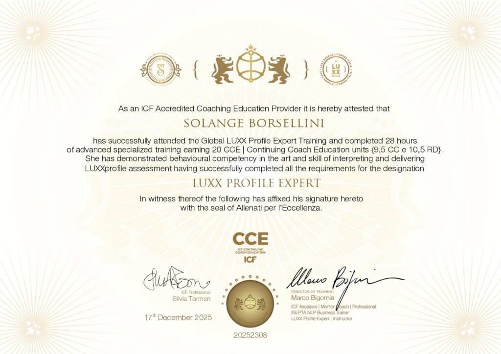 Scopri cosa ti motiva davvero con il LUXX Profile